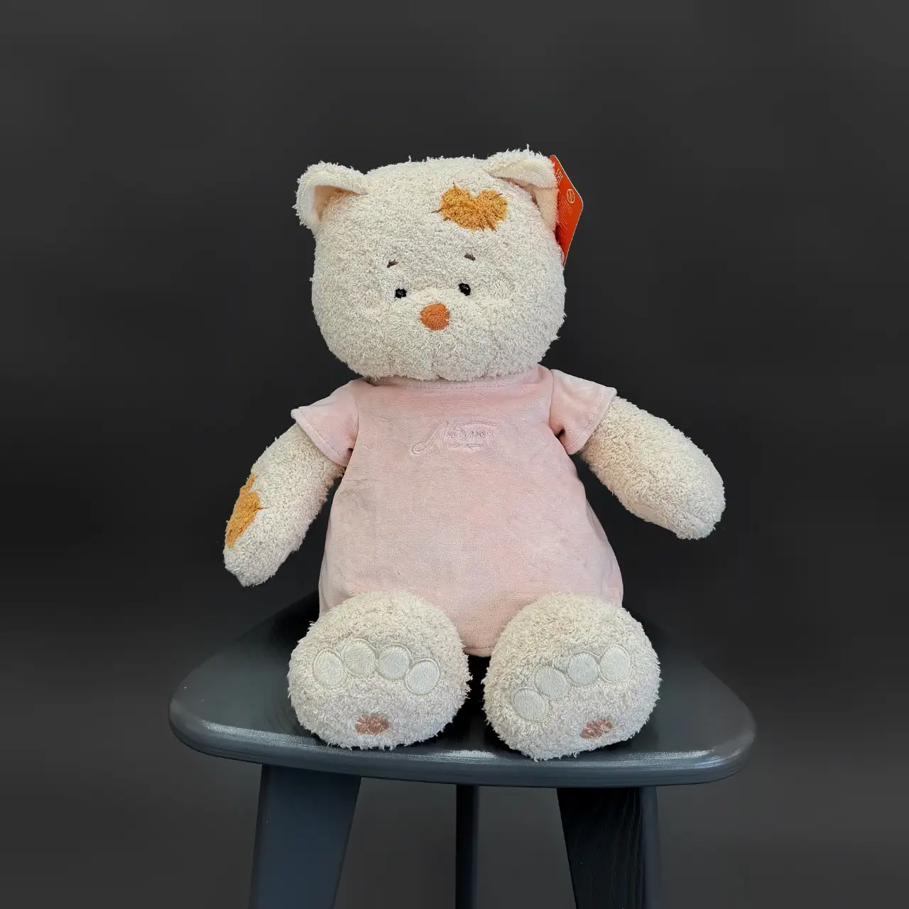 Мягкая игрушка Кошка Мэри в пудровом платье 